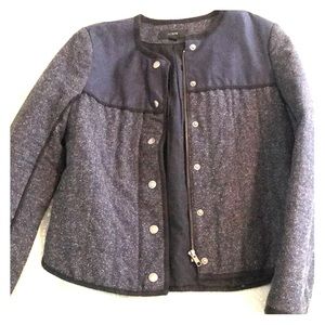 J crew quilted jacket